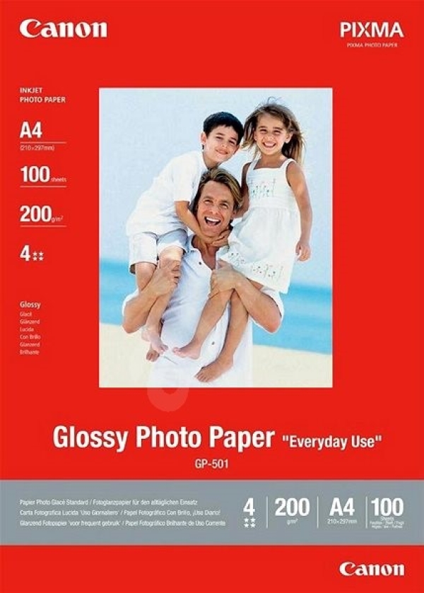 Canon GP-501, A4 fotopapír lesklý, 100 ks, 200g/m2
