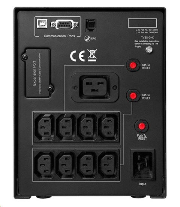 CyberPower Professional Tower LCD UPS 2200VA/1980W