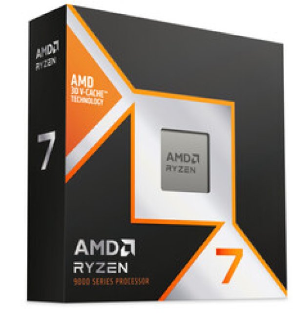 AMD cpu Ryzen 7 9800X3D AM5 Box (bez chladiče, 4.7GHz / 5.2GHz, 8+96MB cache, 120W, 8x jádro, 16x vlákno, grafika), Zen5 Granite Ridge AM5