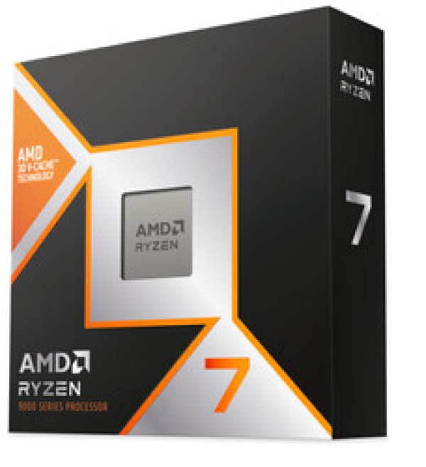 AMD cpu Ryzen 7 9800X3D AM5 Box (bez chladiče, 4.7GHz / 5.2GHz, 8+96MB cache, 120W, 8x jádro, 16x vlákno, grafika), Zen5 Granite Ridge AM5