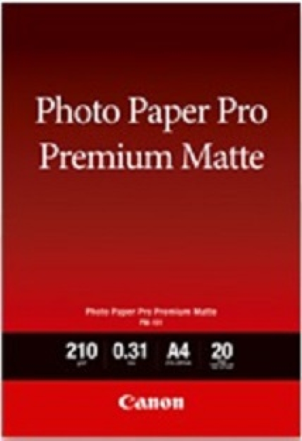 Canon Pro Premium PM-101 - Hladký matný - 310 micron - Super A3/B (330 x 483 mm) - 210 g/m2 - 20 listy fotografický papír - pro PIXMA PRO-1, PRO-10, PRO-100