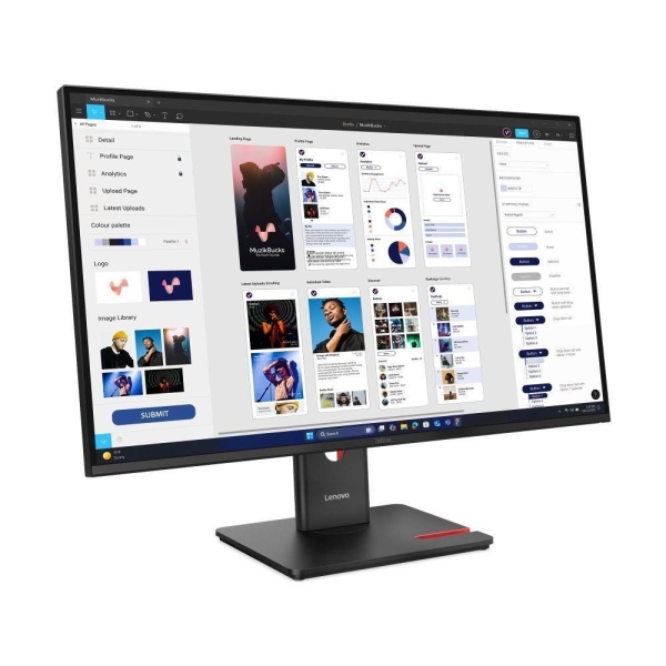 LENOVO LCD T32UD-40+MC60 - 31.5",IPS,16:9,3840x2160,60Hz,350cd/m2,1500:1,4ms(GtG),HDMI,DP,USB Hub,USB-C,RJ45,Pivot