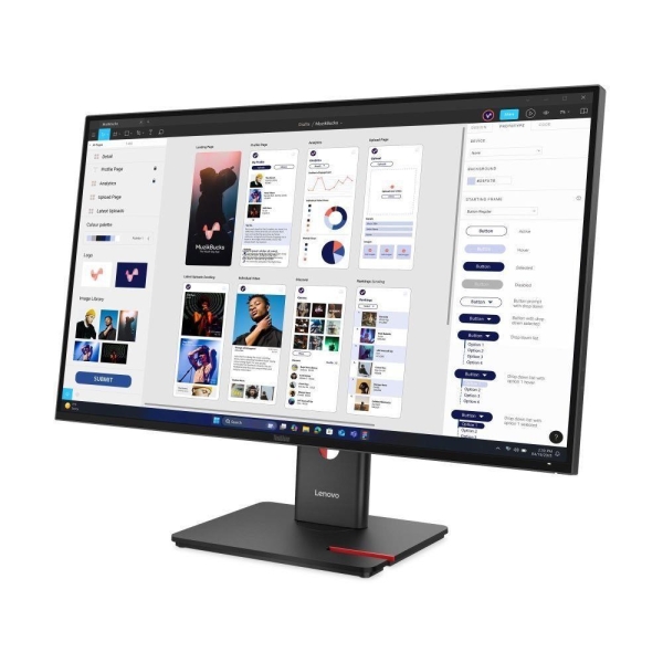 LENOVO LCD T32UD-40+MC60 - 31.5",IPS,16:9,3840x2160,60Hz,350cd/m2,1500:1,4ms(GtG),HDMI,DP,USB Hub,USB-C,RJ45,Pivot