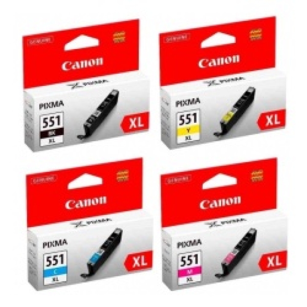 Canon CLI-551XL Y (6446B001), žlutá originální náplň pro tiskárny Canon