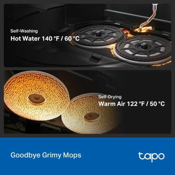 Tapo RV50 Pro Omni Robot Vacuum&Mop All in OneDock