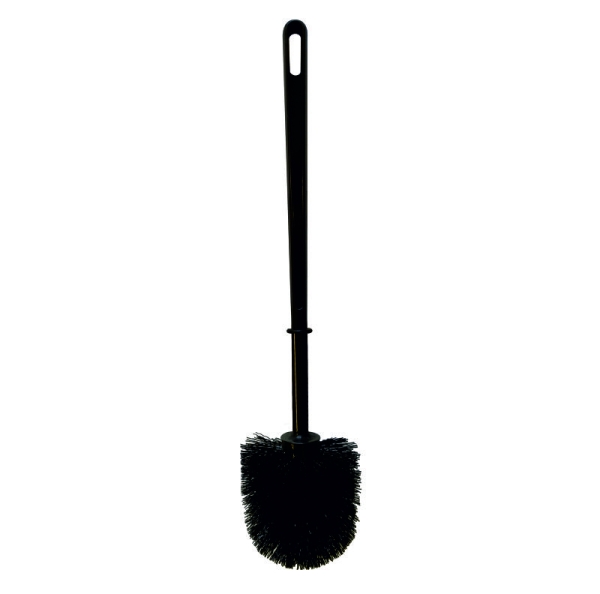 WC štětka, průměr 8 cm, plast, černá