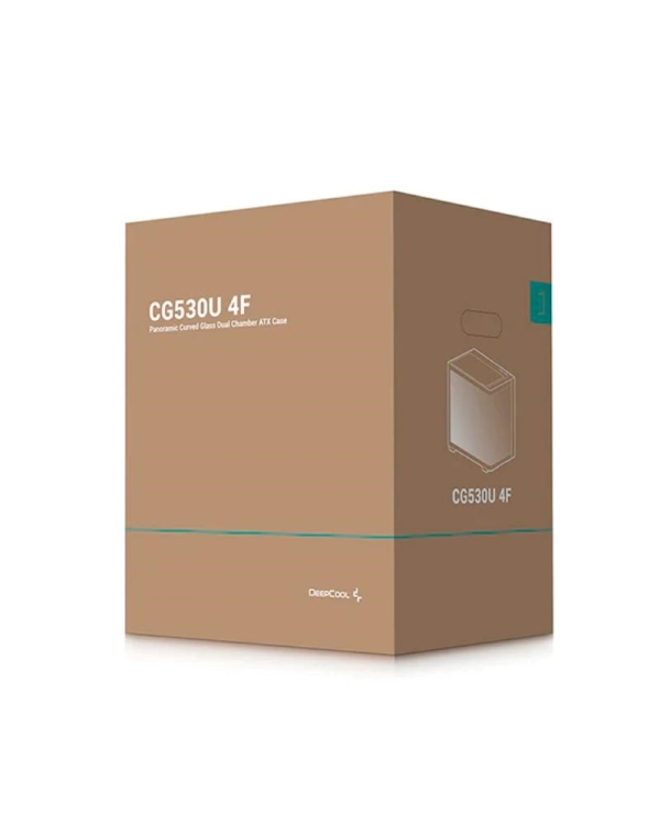 DEEPCOOL Case CG530U 4F, ATX, Průhledná bočnice, 4x120mm ARGB Fan, černá