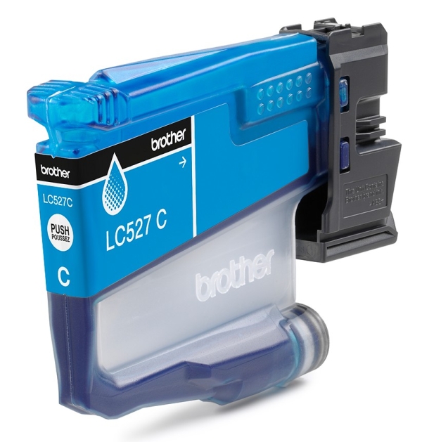 Brother LC527C - Azurová - originální - pillow pack - inkoustová cartridge - pro Brother MFC-J4350DW, MFC-J4550DW