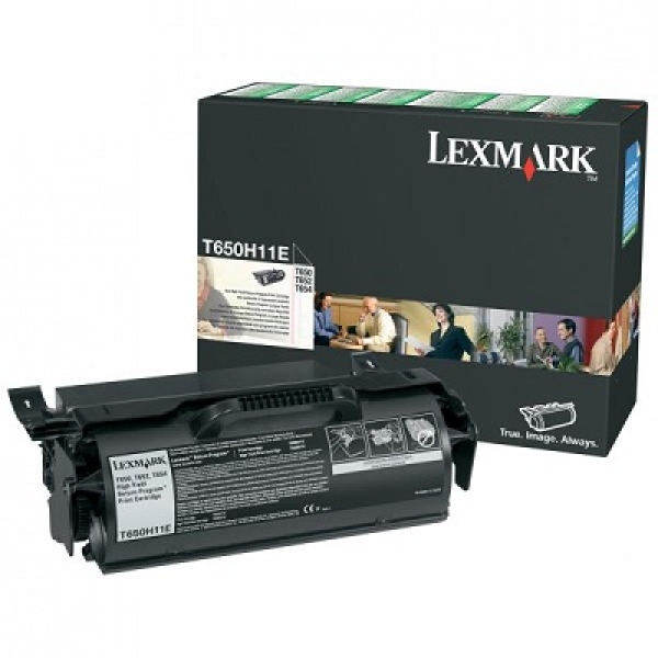 Lexmark - Vysoká výtěžnost - černá - originální - kazeta s barvivem LCCP, LRP - pro Lexmark T650dn, T650dtn, T650n, T652dn, T652dtn, T652n, T654dn, T654dtn, T654n, T656dne
