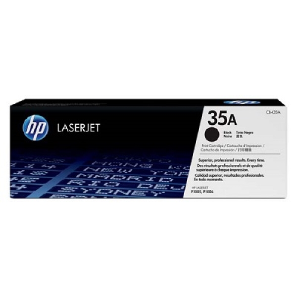 HP 35A (CB435A), černý originální toner do tiskárny HP