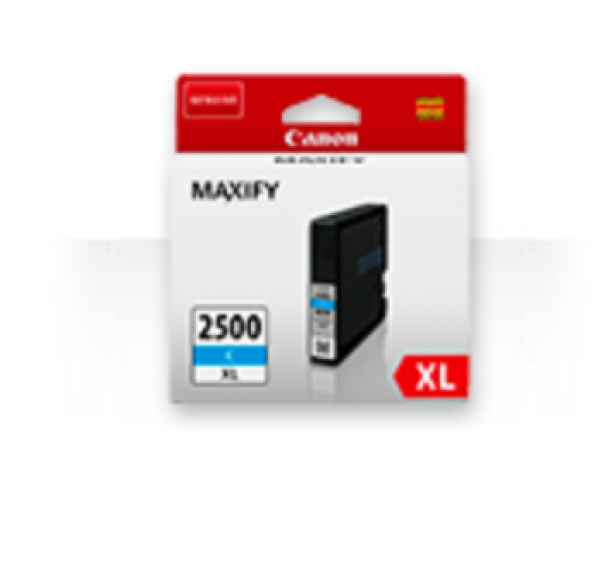 Náplň CANON PGI-2500XL, 9265B001 azurová (19,3 ml)