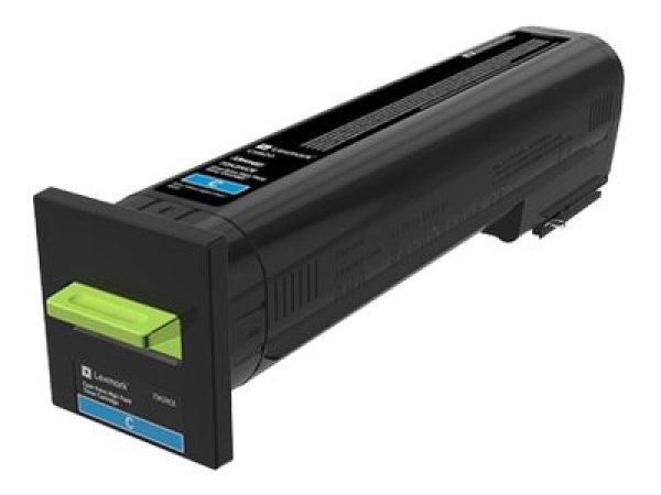 Toner Lexmark 72K2XCE azurový