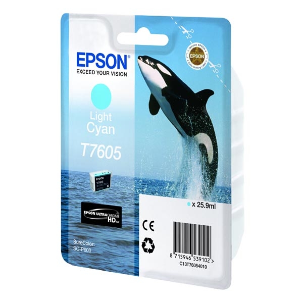 Náplň Epson C13T76054010 světle azurová blistr