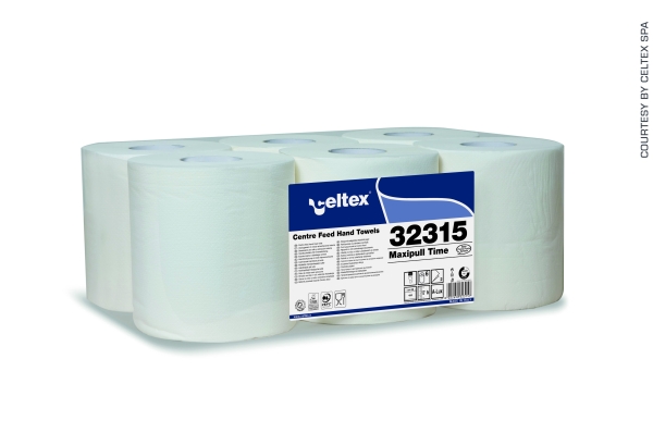 Celtex Maxipull papírové ručníky se středovým odvíjením 2vrstvé celulóza 19 cm x 135 m 6 rolí