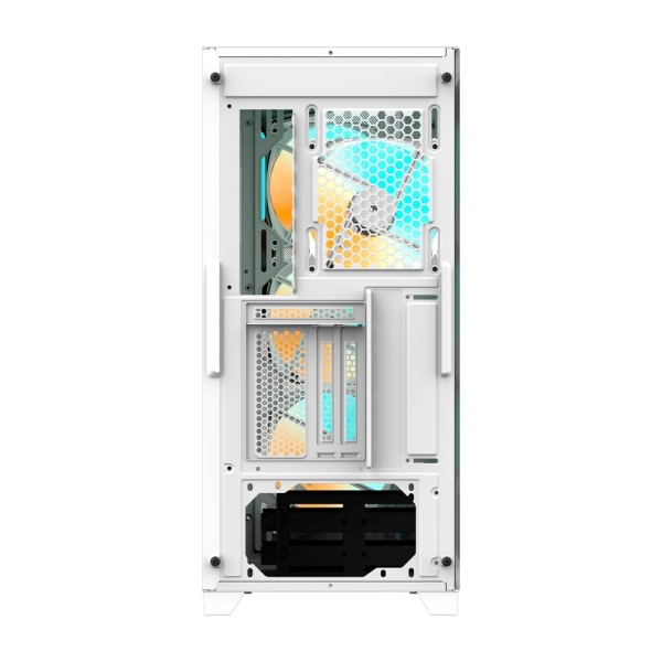 GIGABYTE case GB-C301GW V2, Mid tower, Průhledná bočnice, 4x 120mm ARGB Fan, bílá