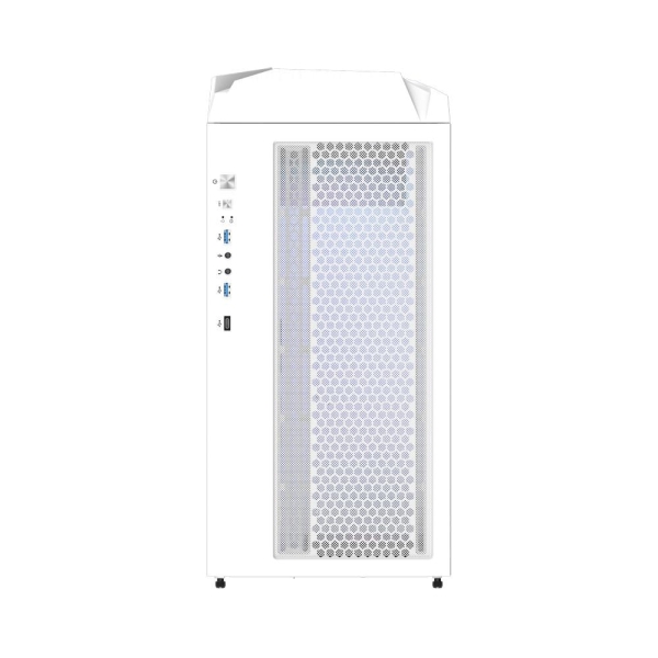 GIGABYTE case GB-C301GW V2, Mid tower, Průhledná bočnice, 4x 120mm ARGB Fan, bílá