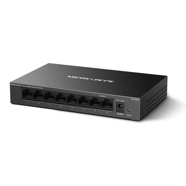 MERCUSYS switch MS108GS (8xGbE, fanless)