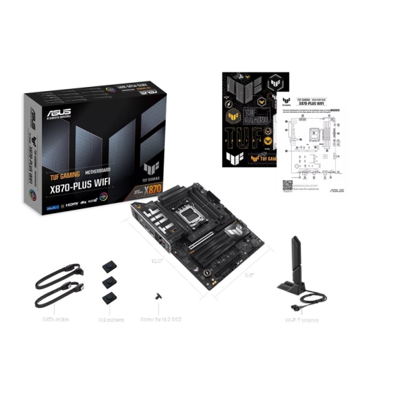 MB ASUS TUF Gaming X870-PLUS WIFI /AM5/4xDDR5/M.2/W7+BT5.4/HDMI/USB4/ATX
