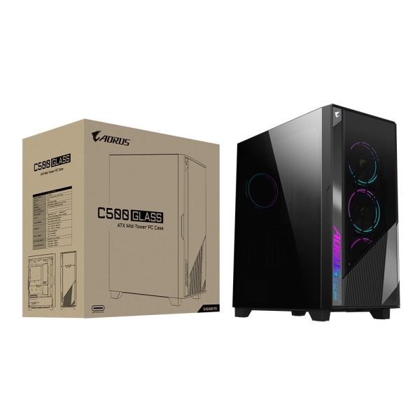 GIGABYTE skříň AORUS C500 GLASS