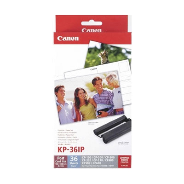 Canon Etikety, papír, bílá, 86x54mm, 36 ks, pro termosublimační tiskárny CP-220/330, 7739A001AH