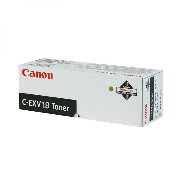 Toner CANON C-EXV18 BK, 0386B002, černý (8 400 stran)
