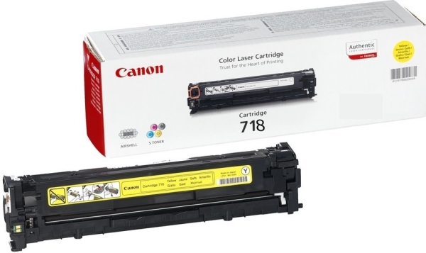 Toner CANON CRG-718 žlutý (2 900 stran)