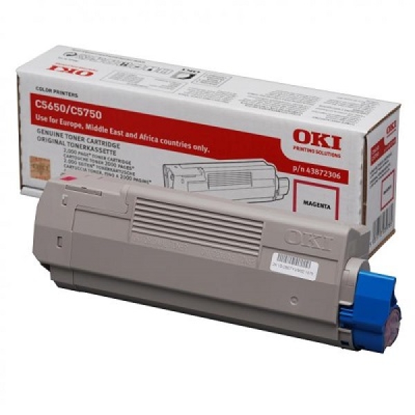 Toner OKI 43872306 purpurový