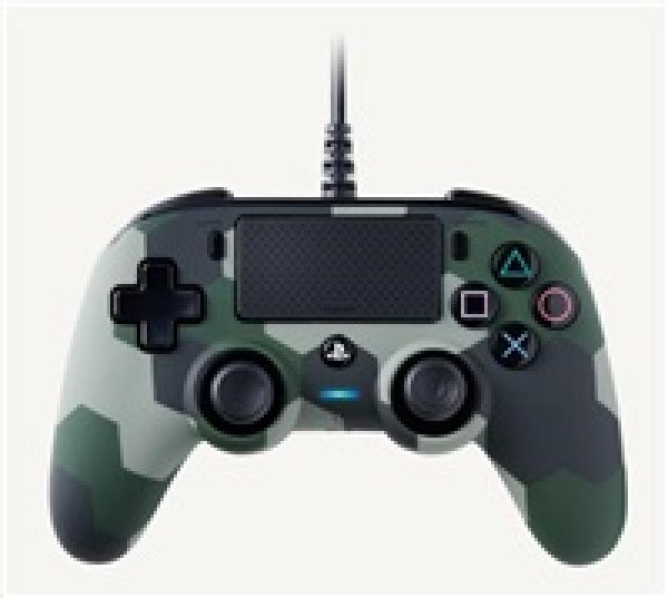 Nacon Wired Compact Controller - ovladač pro PlayStation 4 - camo