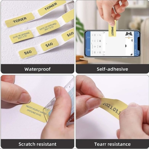 Niimbot štítky RP 12x40mm 160ks BrightYellow pro D11 a D110