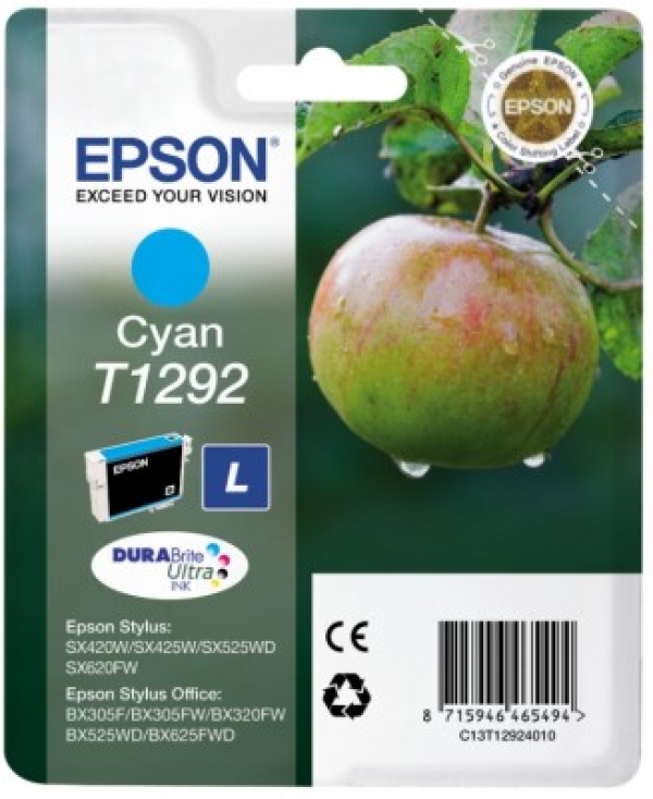 Náplň Epson C13T12924012, T1292 azurová (7 ml)