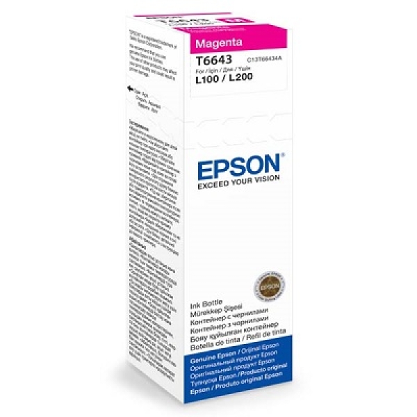 Náplň Epson C13T66434A purpurová