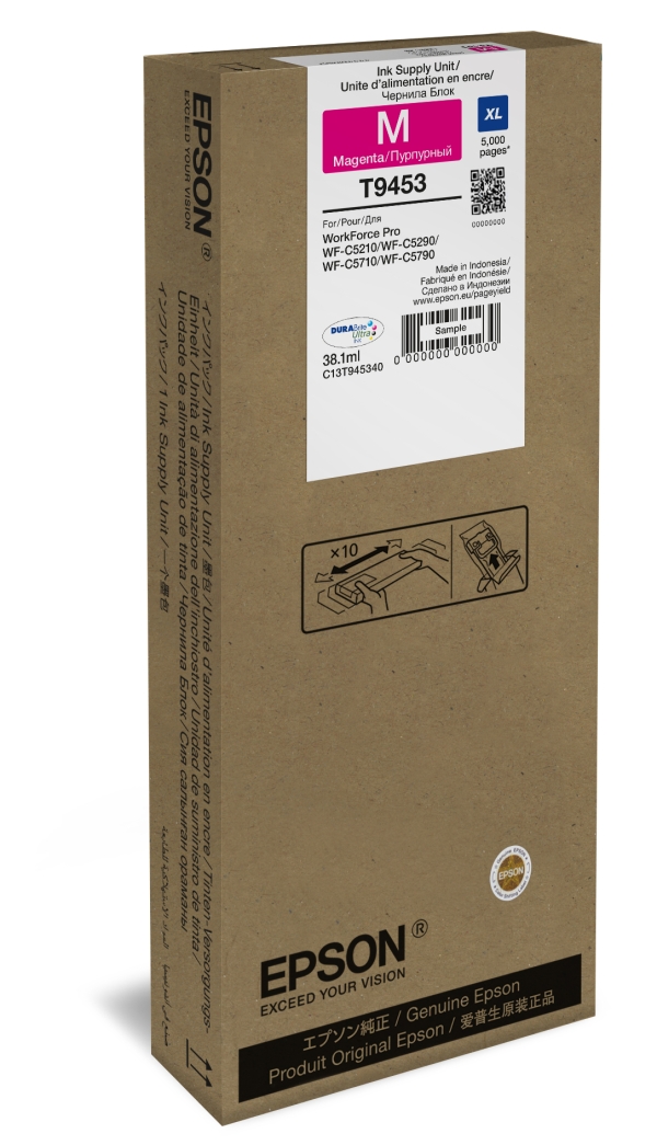 Náplň Epson T9453XL, C13T945340 (XL) purpurová