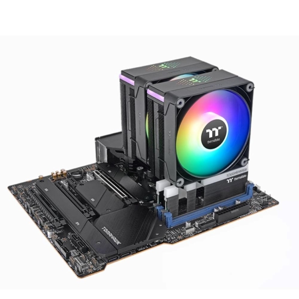 THERMAL TAKE Chladič CPU Astria 600 ARGB, 2x120mm, LGA1851, AM5, černá