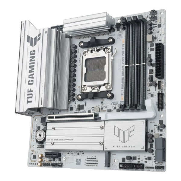 ASUS MB Sc AM5 TUF GAMING B850M-PLUS WIFI7 W, AMD B850, 4x DDR5, 1xDP1, 1xHDMI, WIFI, mATX