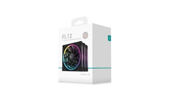 DEEPCOOL Ventilátor FD12 3v1, 3x120mm, ARGB, černá