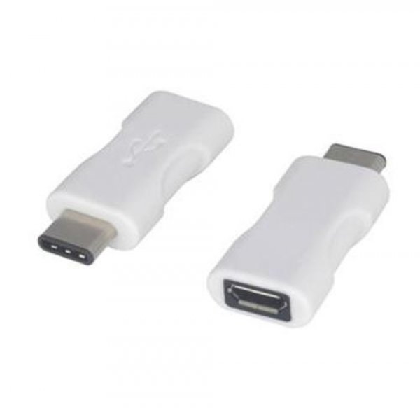 PREMIUMCORD Adaptér USB 3.1 C/male - USB 2.0 Micro-B/female, kovově šedý