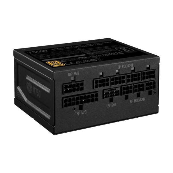 Cooler Master zdroj V750 SFX, 92mm, Plně modulární 80+ Gold, ATX 3.1