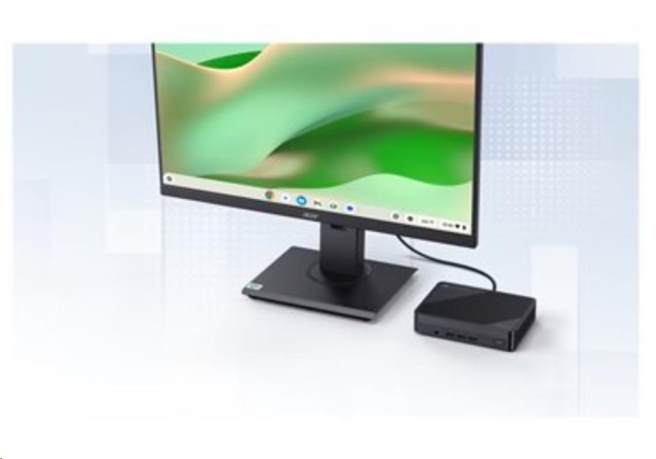 ACER PC Chromebox CXM2_8G64G_65W,N150,8GB,64GB eMCC,Intel HD,ChromeOS,Black