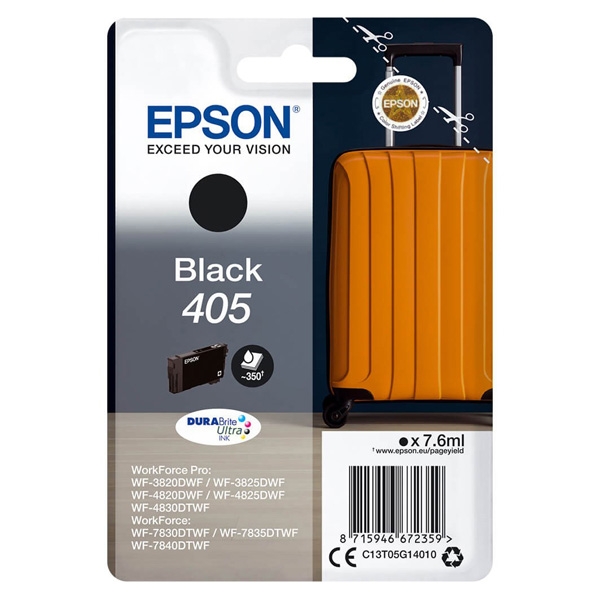 Náplň Epson 405, C13T05G14010 černá 
