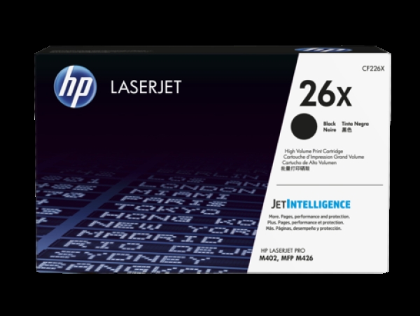 HP 26X (CF226X), černý originální toner do tiskárny HP