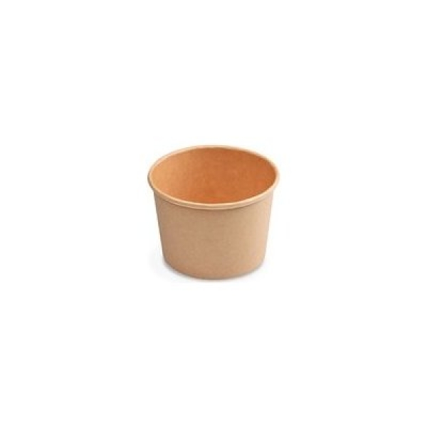 Papírová miska kraft průměr 115 mm 500 ml 50 ks