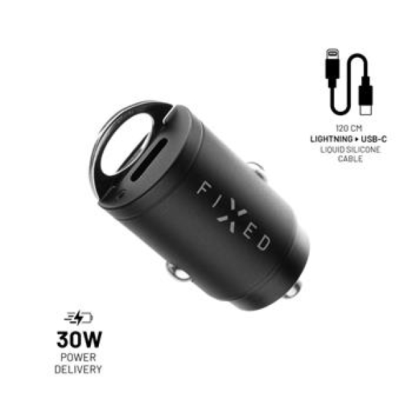 FIXED 2xUSB-C,USB-C/Lightning,1,2 m, MFI, 30W