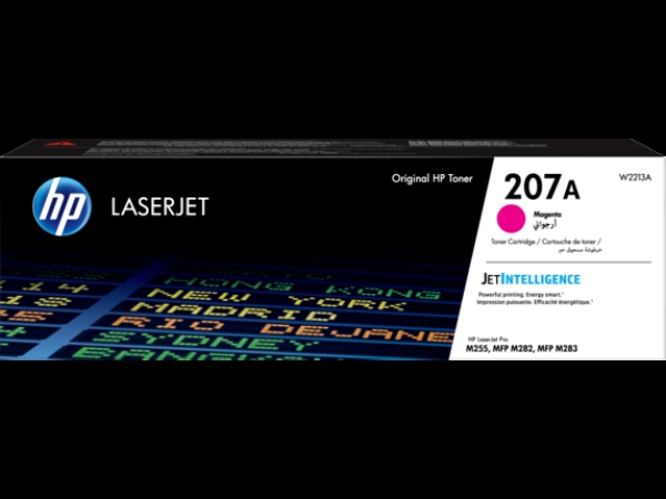 Toner HP W2213A, HP 207A purpurový (1 250 stran)