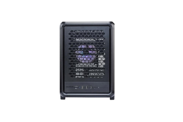 Cooler Master case MasterFrame 400 Mesh Black, mATX, Průhledná bočnice,1x 120mm ARGB Fan, Černá