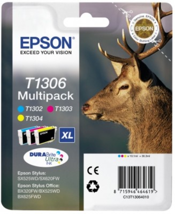 Náplň Epson C13T13064012 (XL) CMY multipack