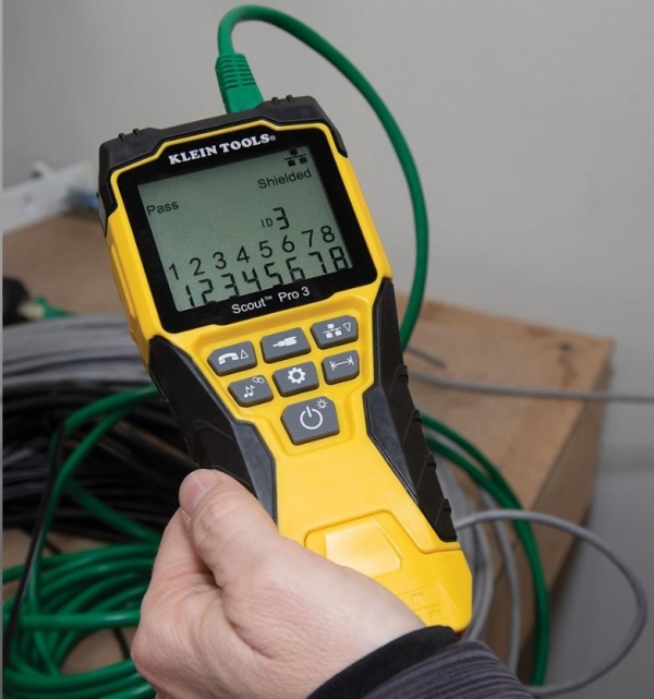 KLEIN TOOLS - VDV Scout® Pro 3 Tester Kit - 5x RJ45, 5x F-konektor