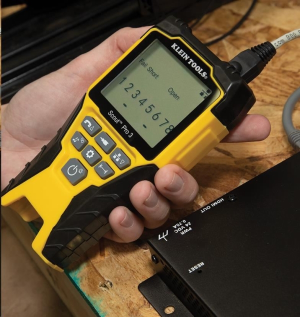 KLEIN TOOLS - VDV Scout® Pro 3 Tester Kit - 5x RJ45, 5x F-konektor