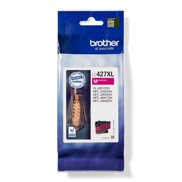 Náplň Brother LC-427XLM purpurová