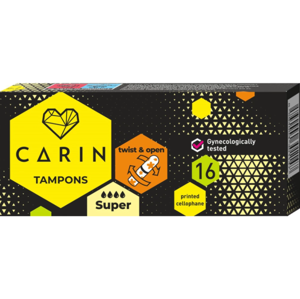 Tampony Carin Super, 16 ks