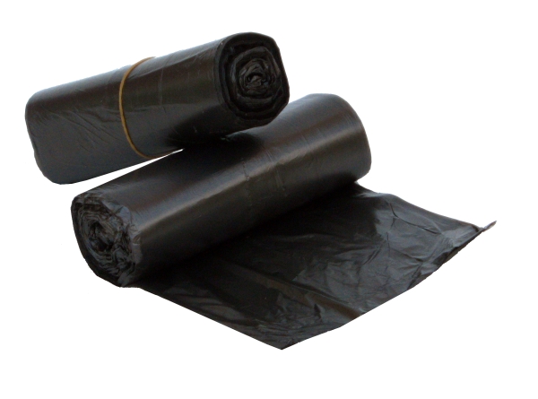 Sáček 600x800, 10mi, černý, HDPE